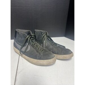 Nike SB Blazer Premium SE Shoes Black, Gray, White 631042‎ 004 Size 9